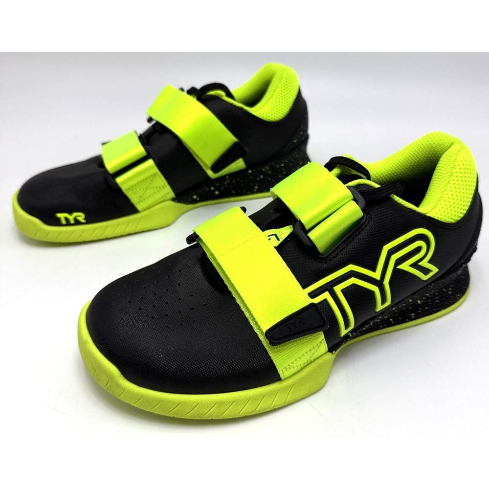 TYR L-1 Lifter Limited Edition Attak Yellow weightlifting Shoes Men 5 Womens 6.5